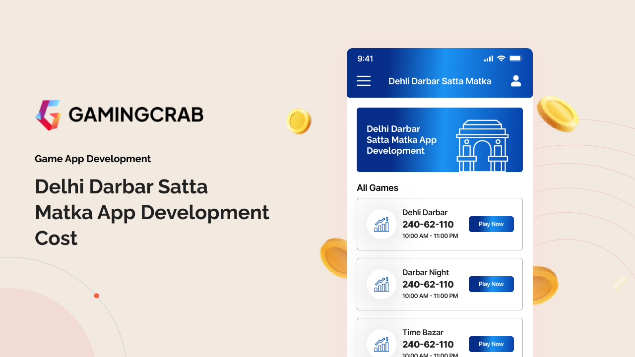 Delhi Darbar Satta Matka App Development Cost