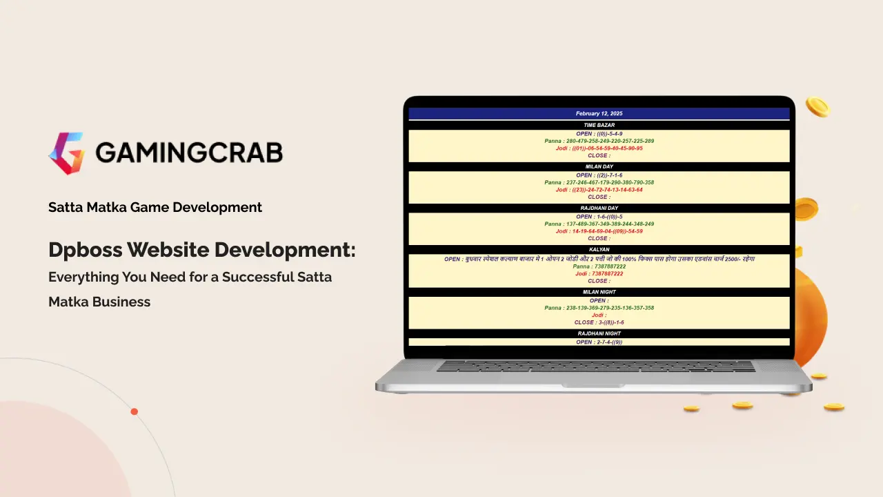 Dpboss Website Development: Everything You Need for a Successful Satta Matka Business